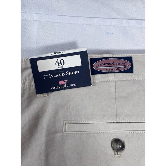 Vineyard Vines 7” Island Men’s Shorts Tan Size 40 NWT - Picture 5 of 5